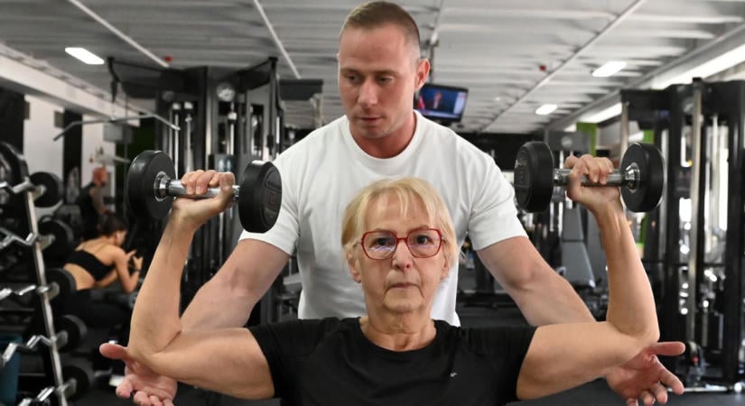 73 évesen váltott életmódot a kaposvári hölgy, heti háromszor is gyúrni jár
