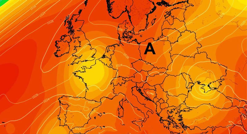 Anticiklon tartja távol tőlünk a frontokat