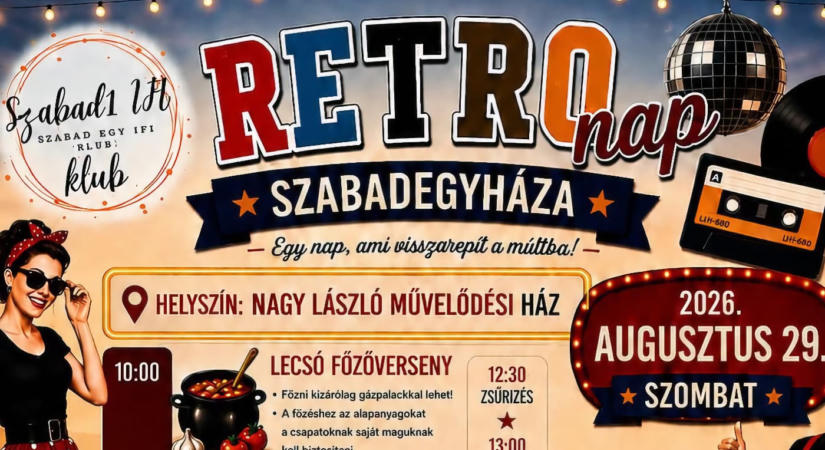Retro Nap 2026 Szabadegyháza