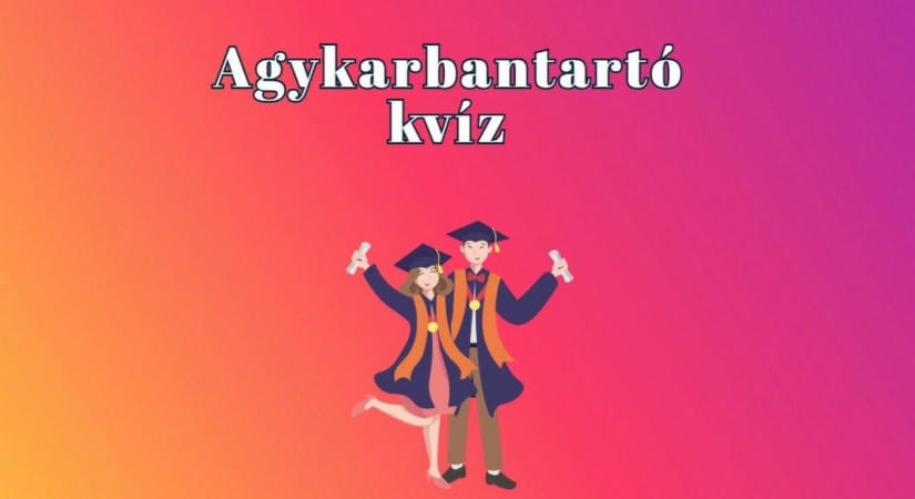 Friss kvízmenet - Száz emberből csak ötven tud legalább 6 pontot elérni ebben a napi kvízben