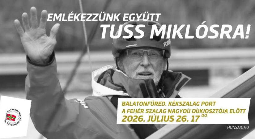 Emlékezzünk együtt Tuss Miklósra!