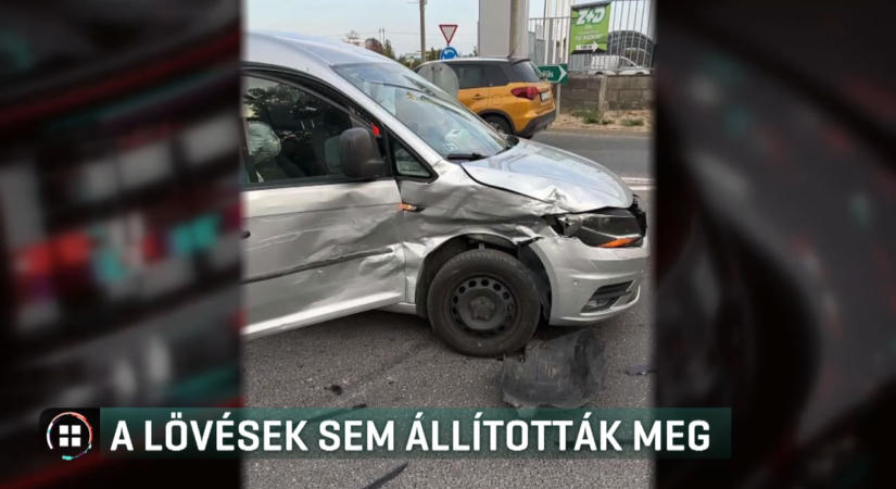 Több lövést is leadtak egy ámokfutó kocsijára a Balatonnál, négy rendőr megsérült
