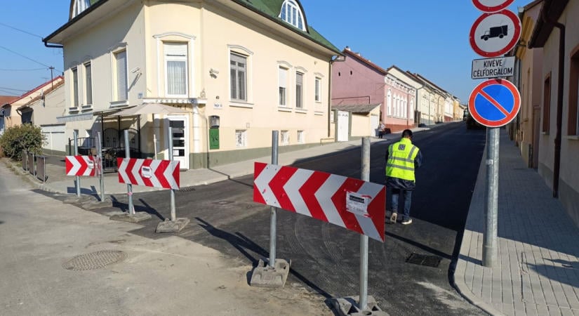 Csütörtöktől újra járható lesz Nagykanizsán ez az útszakasz