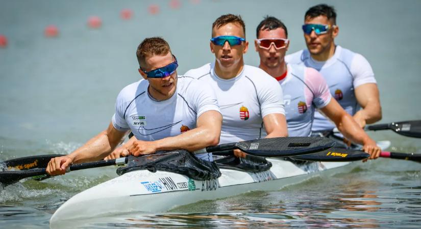 Férfi kajak négyesünk az Eb után a montreali vk-versenyen is győzött