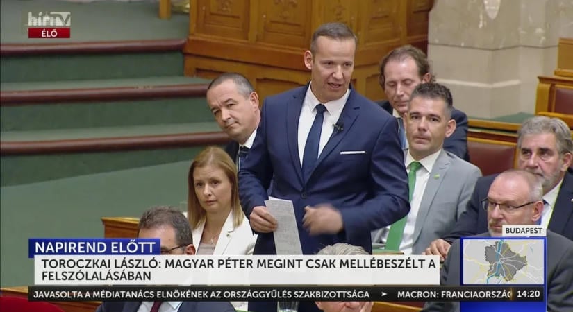 Kiszivárgott az alku - Toroczkai szembesítette Magyar Pétert a Parlamentben