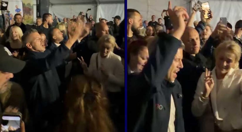 Róma utcái után a Vecsési Káposztafeszten ropta Magyar Péter