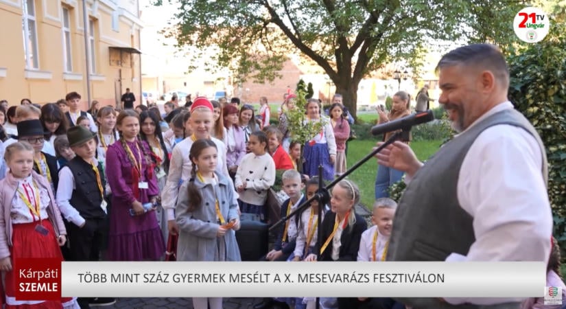 Több mint száz gyermek mesélt a X. Mesevarázs fesztiválon – (videó)