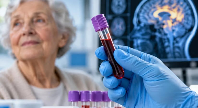 Áttörést értek el a kutatók, mert egyetlen vérvétel megmutathatja, hogy mikor jelentkezhet az Alzheimer-kór