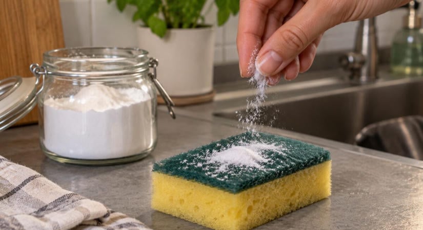 Ezért szórnak a svédek szódabikarbónát a mosogatószivacsra