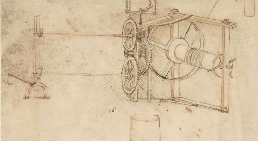 Önműködő hússütő nyársat tervezett Leonardo da Vinci Milánóban