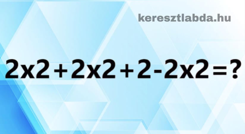 Matek feladat: 40, 16 vagy 6? Számold ki a 2222222 értékét