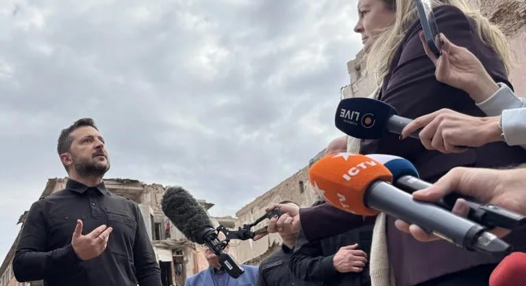 A kijevi városvezetést bírálta az ukrán elnök