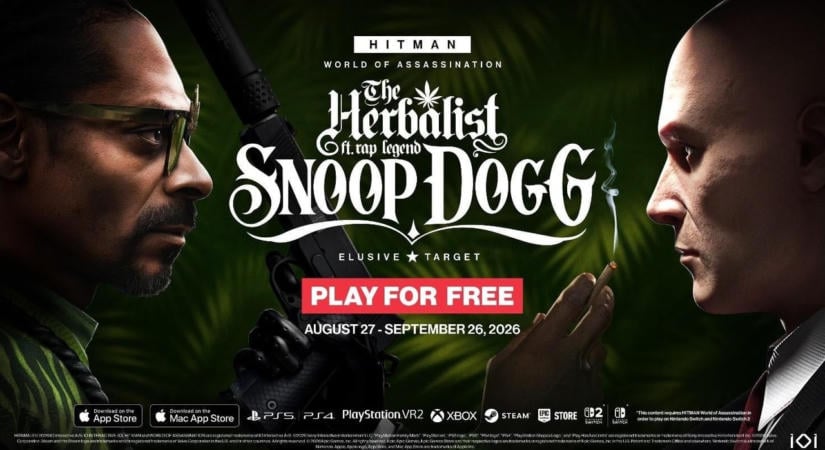 [GC 2026] Snoop Dogg is bejutott a Hitman World of Assassinationbe! [VIDEO]