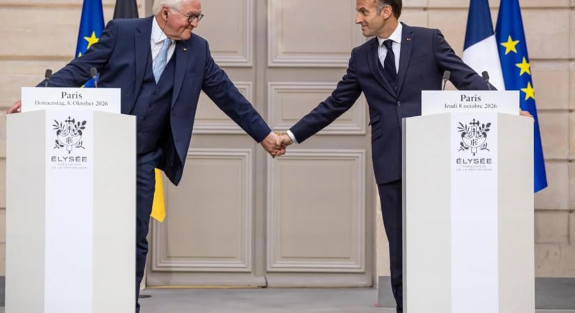 Párizsban biztosította Emmanuel Macront elkötelezettségéről Frank-Walter Steinmeier német államfő