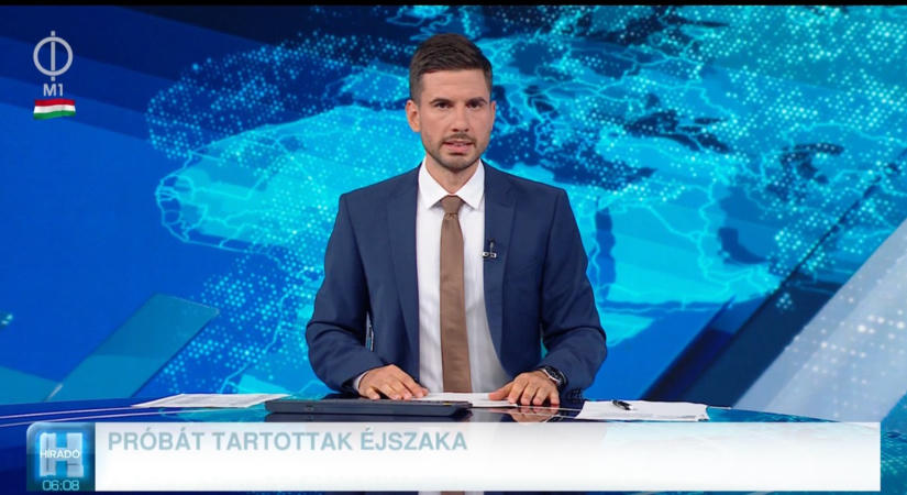 Kicsoda Kis Máté? - Mindenki meglepetésre az új M1 Híradó első műsorvezetője ma reggel egy teljesen új arc volt a köztévén