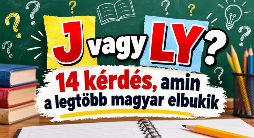 J vagy LY? 14 kérdés, amin a legtöbb magyar elbukik