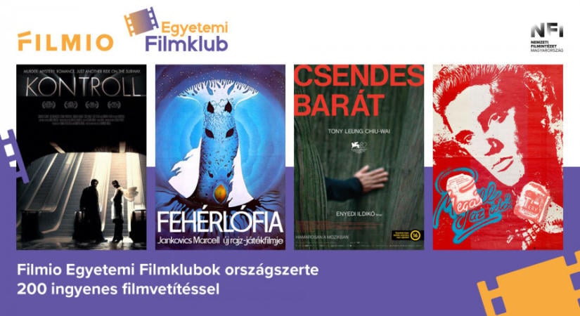 Mintegy 200 vetítéssel készülnek az Egyetemi Filmklubok