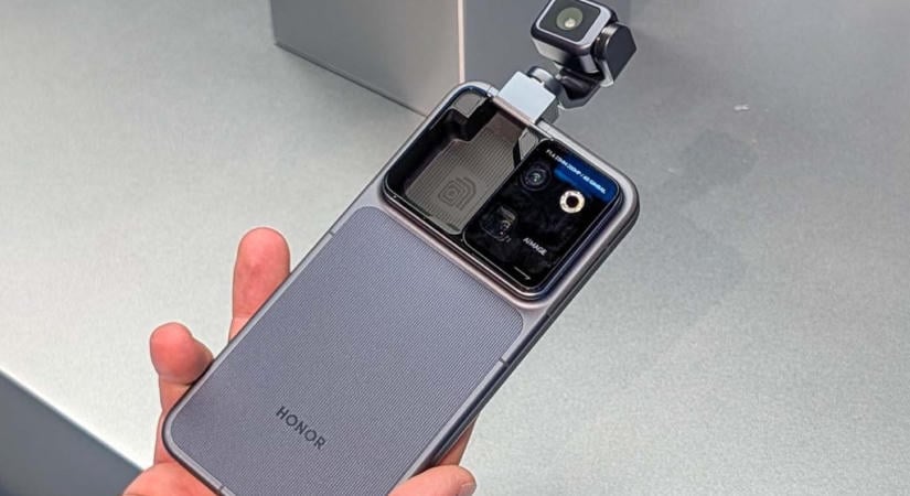A HONOR Robot Phone túlélte a hajlítást – a homok viszont majdnem legyőzte a robotkamerát