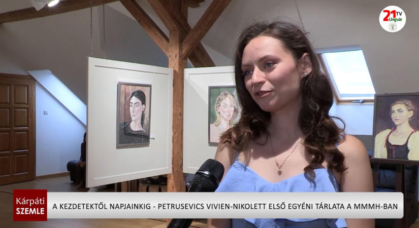 A kezdetektől napjainkig - Petrusevics Vivien-Nikolett első egyéni tárlata a MMMH-ban (videó)