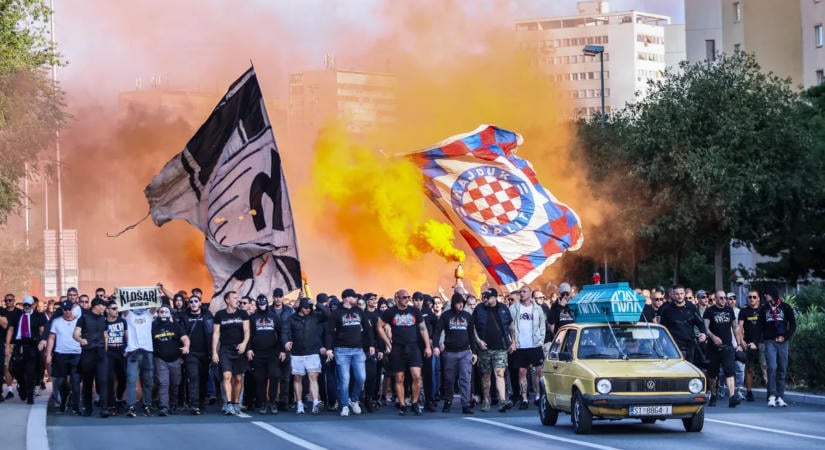 Hajduk-szurkolókat vettek őrizetbe Splitben antiszemita rigmusok miatt