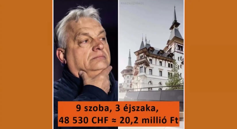 Orbánék összesen több mint húsz millió forintért szálltak meg közpénzből egy svájci luxusszállodában - Komornyikszolgáltatás is volt