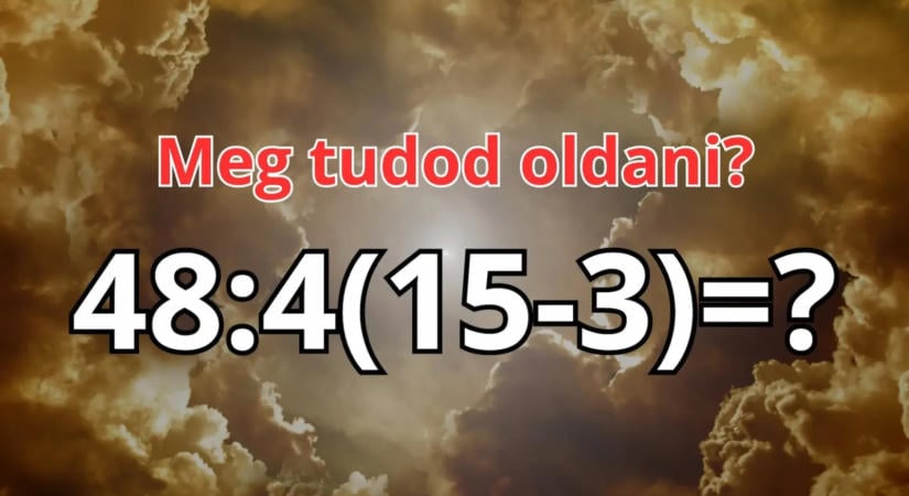 Napi matek feladat: A megoldás egyszerű, vagy nem?