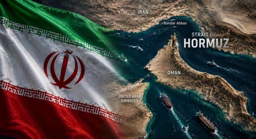 Irán újabb útvonalakat zár le a Hormuzi-szorosban