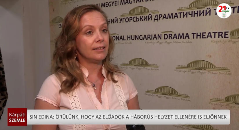 Sin Edina: örülünk, hogy az előadók a háborús helyzet ellenére is eljönnek (videó)