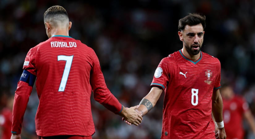 Bruno Fernandes sem kerülte meg a Ronaldo-témát