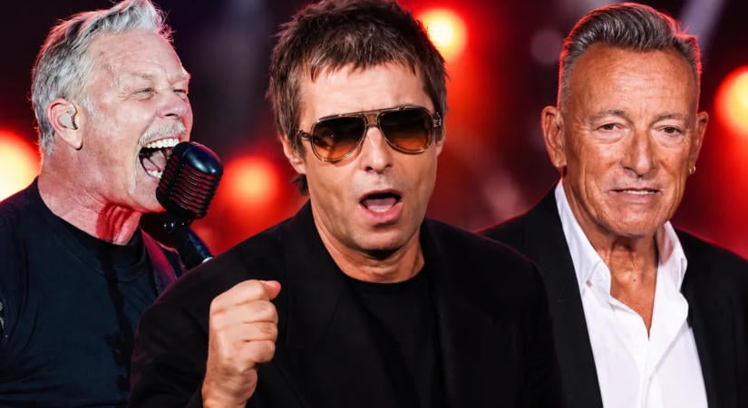Megint nem bírt magával az Oasis énekese: két szóval elintézte a Metallicát és Bruce Springsteent