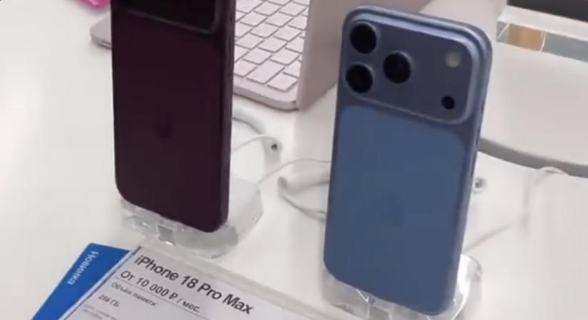 Videón az iPhone 18 Pro új színei: ilyen lehet a Dark Cherry és a Sky Blue