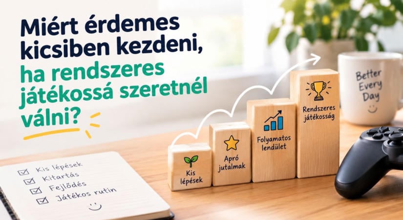 Miért érdemes kicsiben kezdeni, ha rendszeres játékossá szeretnél válni?