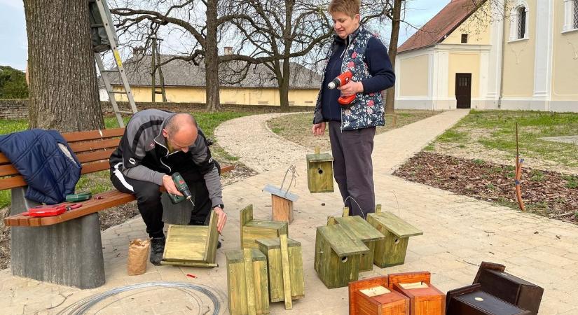Madárbarát lett a tamási plébánia
