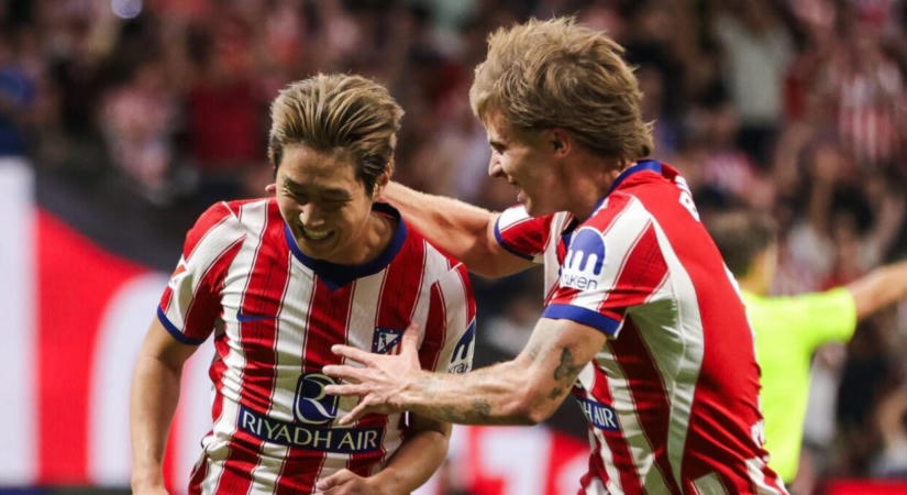Egy elképesztően nagy góllal kezdte a spanyol bajnokságot az Atlético Madrid