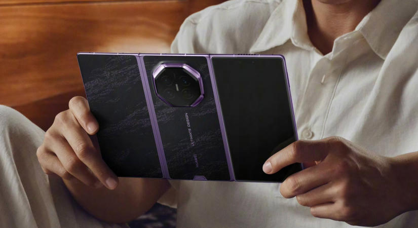 Tovább fejlesztette háromba hajtható mobilját a Huawei