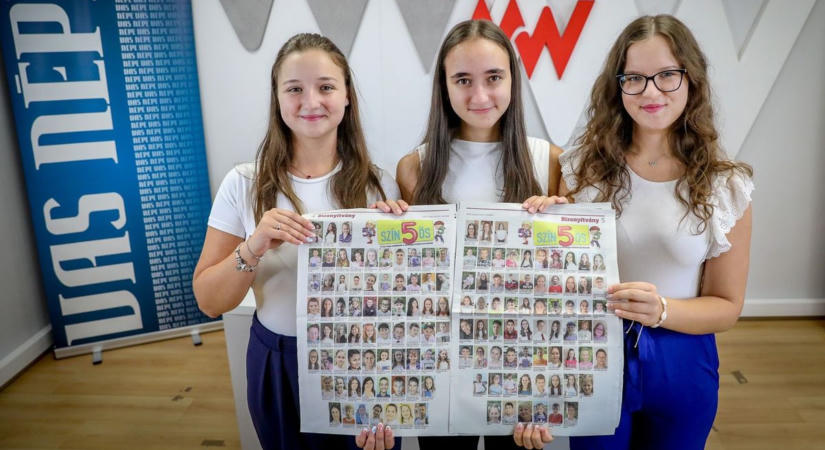 A csepregi lányoknál a kitűnő bizonyítvány családi hagyomány