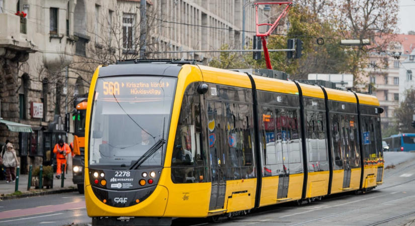 Baleset miatt nem jár a körúti villamos, mutatjuk, hogy hol