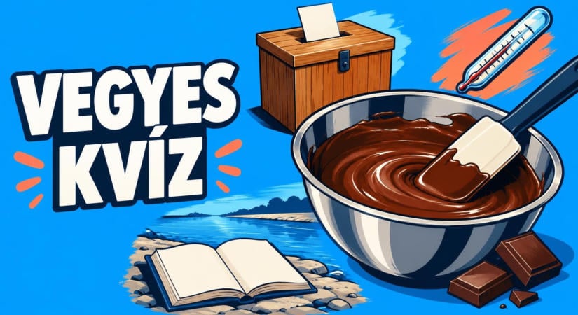 Az 5 jó válasz már szép eredmény, a 7 pedig kiváló! Meddig jutsz ebben a friss kvízben?