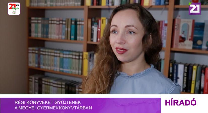 Régi könyveket gyűjtenek a Megyei Gyermekkönyvtárban (videó)