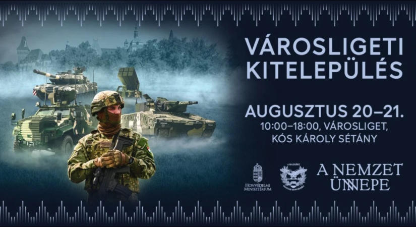 Haditechnikai bemutató a Városligetben az augusztus 20-ai ünnepen