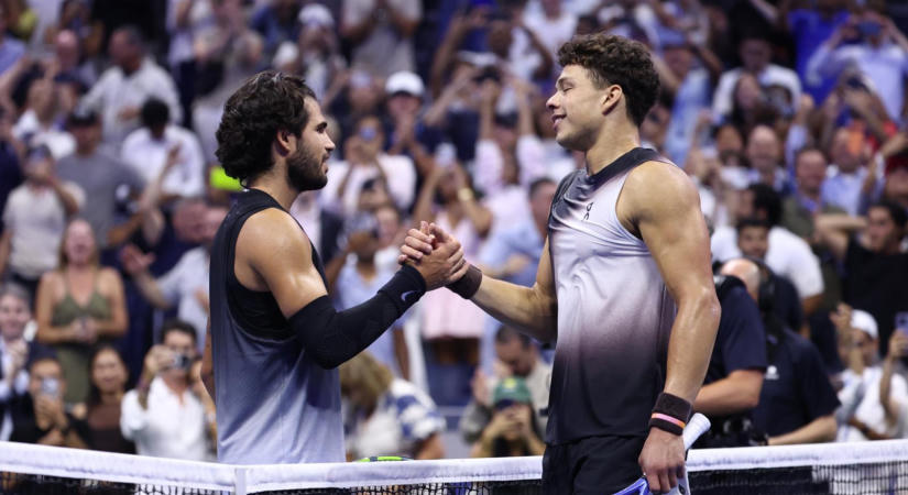US Open: Shelton legyőzte a címvédő Alcarazt