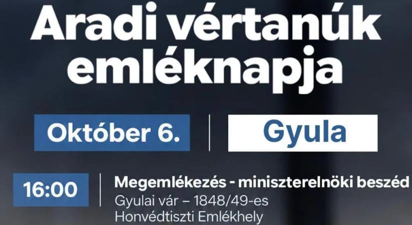 A miniszterelnök mond beszédet a nemzeti gyásznapon
