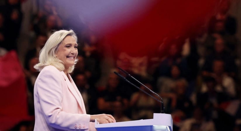 Le Pen megkezdte a kampányt: hatalmas fölénnyel vezeti a francia elnökválasztási versenyt