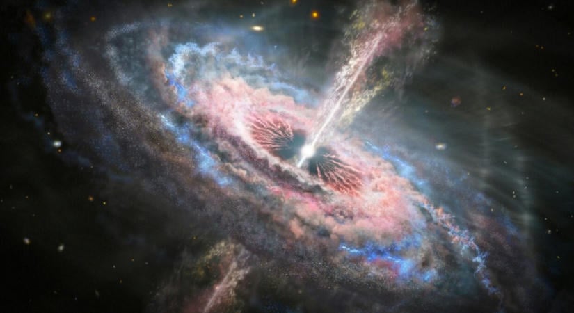 Óriási fekete lyukak lökődhettek ki a galaxisok közepéből a magyar csillagászok bizonyítása szerint
