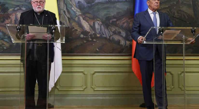 Ukrajnáról tárgyalt Moszkvában az orosz és a vatikáni diplomácia vezetője