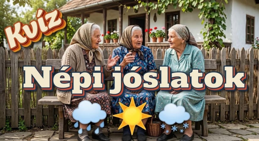 Retró kvíz: Mi történik ha Katalin kopog? Be tudod fejezni a régi időjárás-jóslatokat?