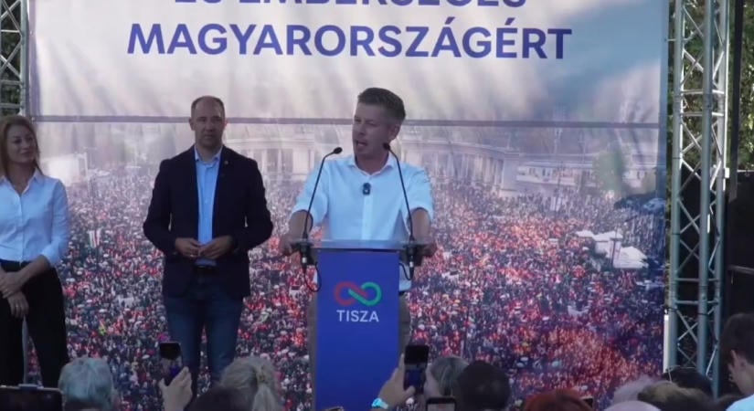 Magyar Péter Pécsen: Békemenet helyett Lejtmenet lesz?