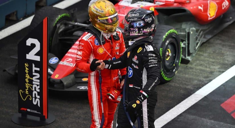 Leclerc többet jegyzetel Hamilton érkezése óta, mint valaha
