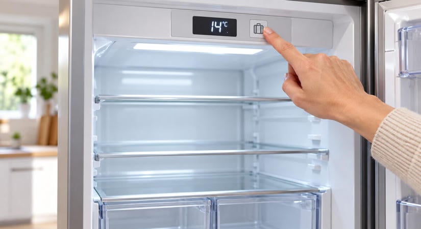 Ezt a gombot sokan észre sem veszik a hűtőn, pedig csökkentheti a fogyasztást