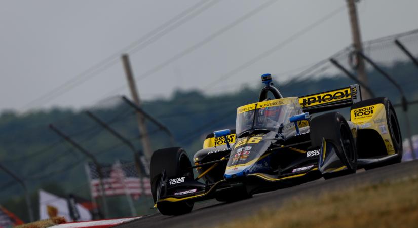IndyCar: Herta nyerte a piros zászlóval leintett utolsó edzést Mid-Ohión